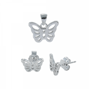 Set argint butterfly