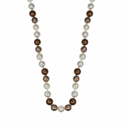 Colier perle naturale din scoica mix - 4000000005520*