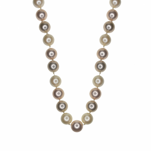 Set colier si bratara perle naturale din scoica mix - 4000000005612*