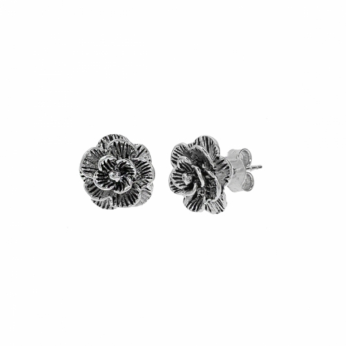 Cercei argint floare - 585205*