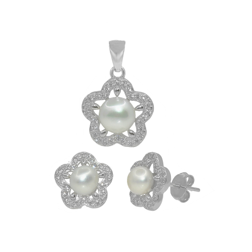 Set argint perla fleur - 5000000668328