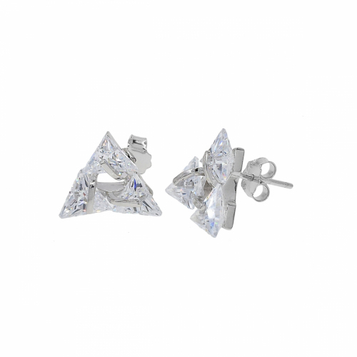 Cercei argint abstract - 602902