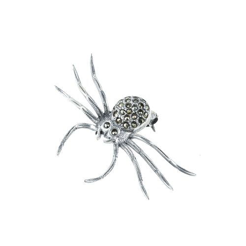 Brosa argint marcasite spider - 5000000699681