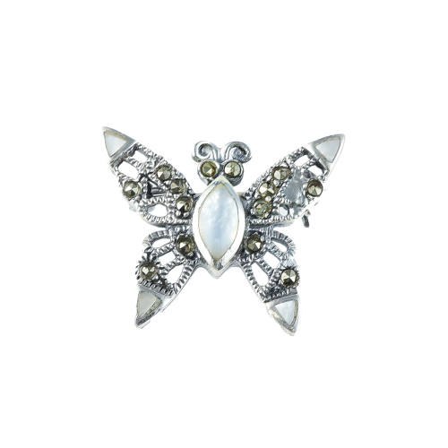 Brosa argint marcasite butterfly - 5000000699803