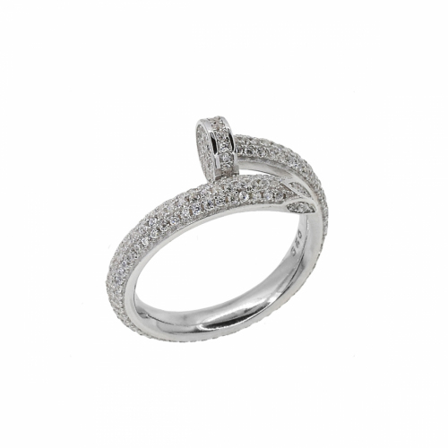 Inel argint elegant pietre zirconiu - 602964