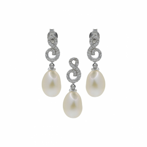 Set argint elegant perla - 639304