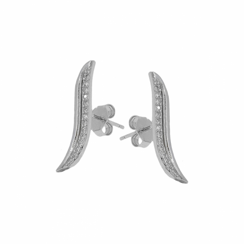 Cercei argint pietre zirconiu - 637959