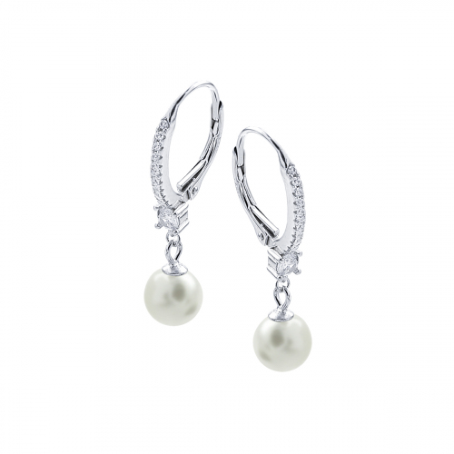 Cercei argint perla clasic - 5000000746583