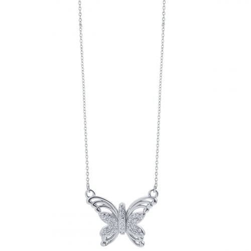 Lant argint zirconiu fluture - 5000000755158