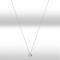Lant aur 14k Kocak alb zirconiu elegant - 2900201016900