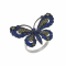 Inel argint fluture zirconiu - 599202*